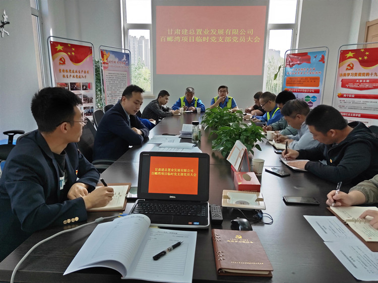 百酈灣項(xiàng)目臨時黨支部召開黨員大會
